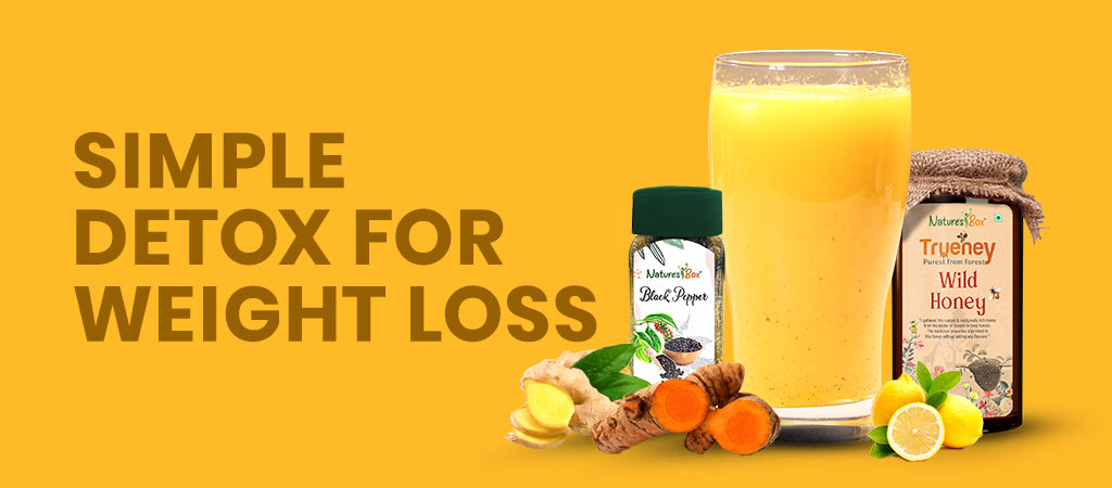 DETOX DRINK WITH RAW TURMERIC