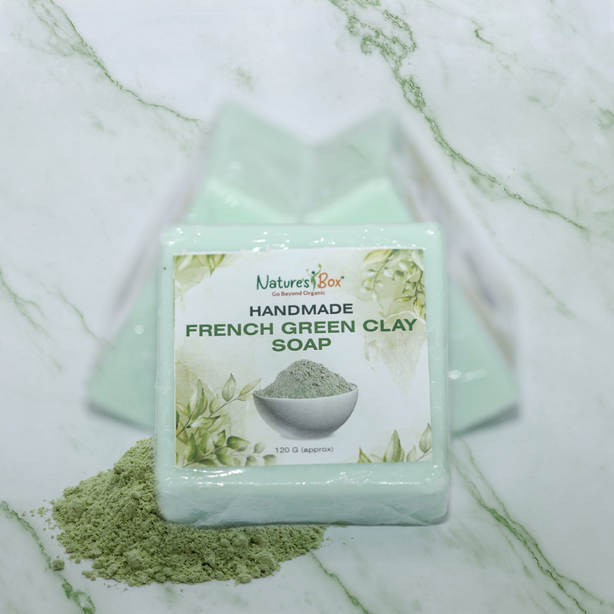 Handmade French Green Clay Soap 120gms