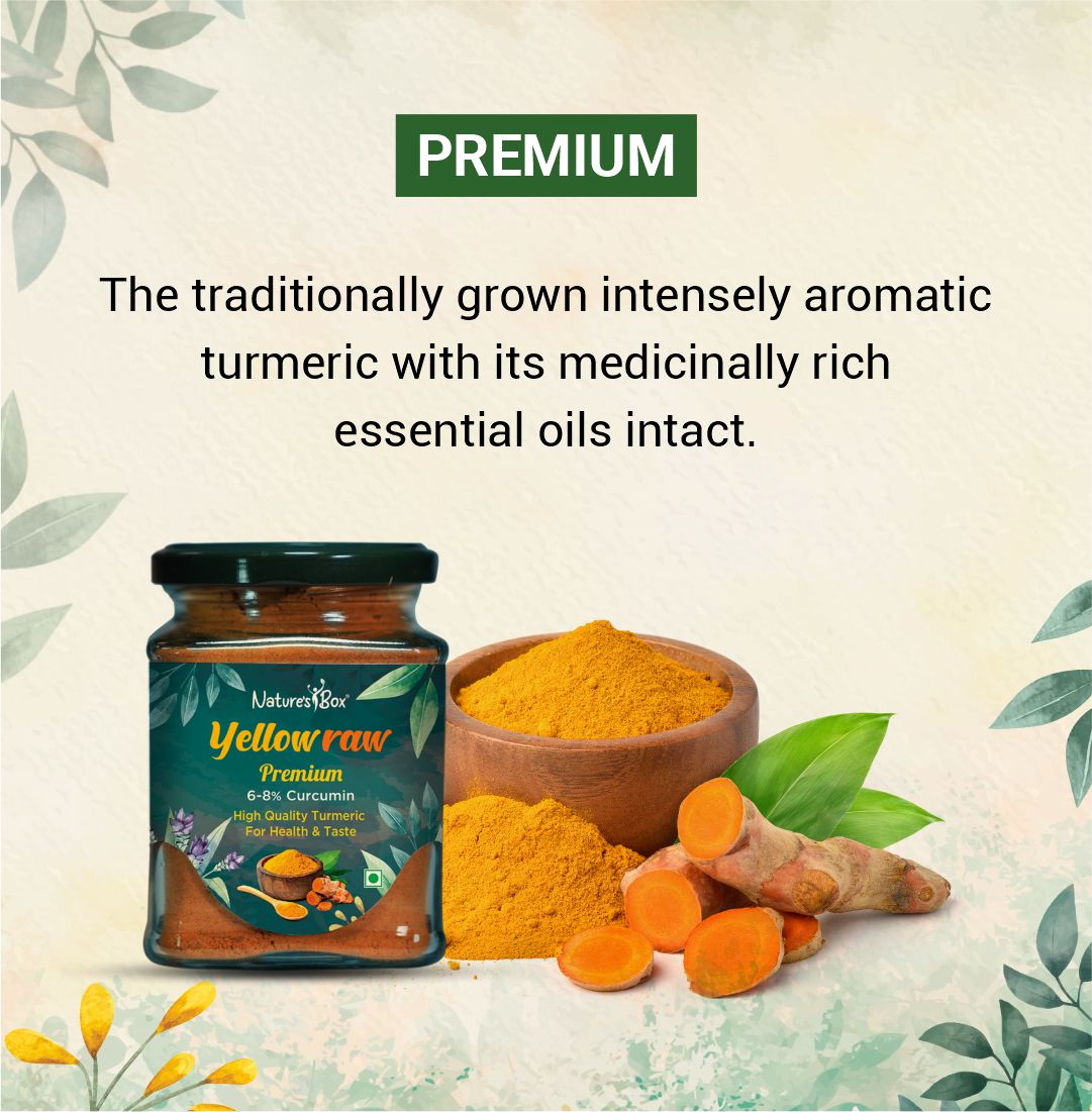 Yellowraw Premium -  Pure Natural Turmeric Powder125 gms