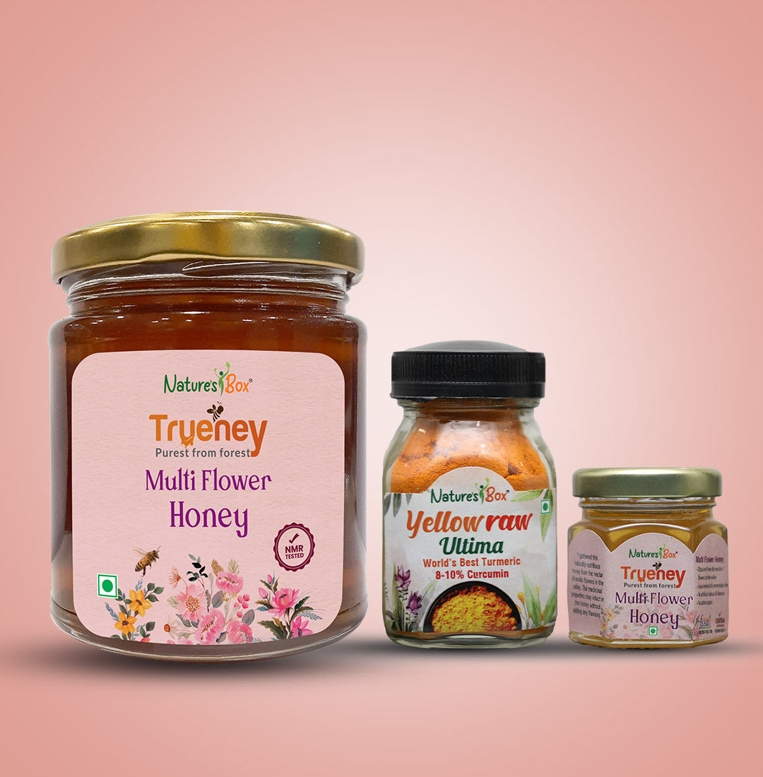 Trueney Mutli flower Honey 250 gms & Mini Twin Combo Pack(Ultima 33 gms & Honey 50 gms)