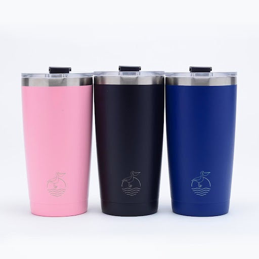 Double Wall Vacuum Insulated Stainless Steel Travel Tumbler 600ml